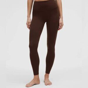 Womens Lululemon Align High-Rise Leggings 28" size: 4 in Lava Cake brown color